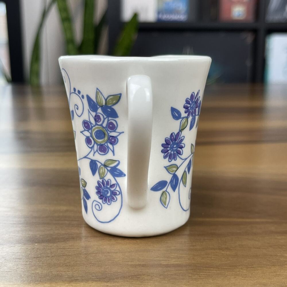 Figgjo Flint Turi Design Lotte Hand Painted Silkscreen Cream & Sugar Bowl Set - Picture 7 of 16